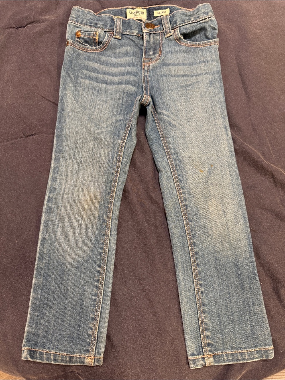 OshKosh B'gosh Medium Blue Straight-Leg Girls Jeans